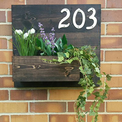 Address Planter Box